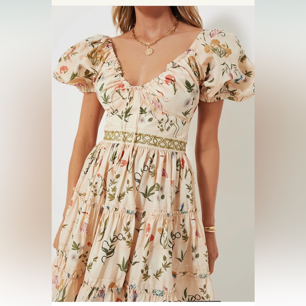 NWT Agua by Agua Bendita Manzanilla Mini Dress